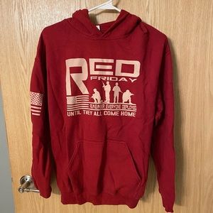 RED Friday hooded sweatshirt